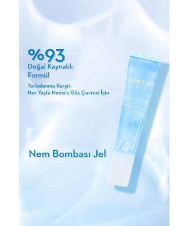 Lumene Purifying Dew Drops Hydrating Eye Gel - Moisturizing Eye Contour Care Gel 15 ml - Buy Online on GoSupps.com