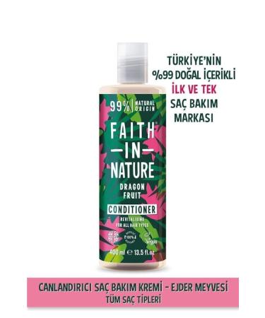 Faith In Nature Natural Revitalizing Hair Care Conditioner Dragon Fruit For All Hair Types
