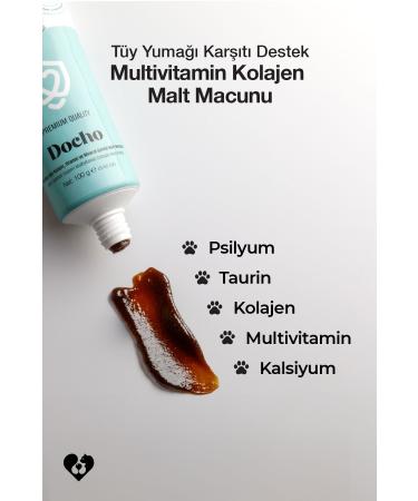 Docho Cat Malt Collagen Vitamin and Mineral Paste 100 gr - Buy Online on GoSupps.com