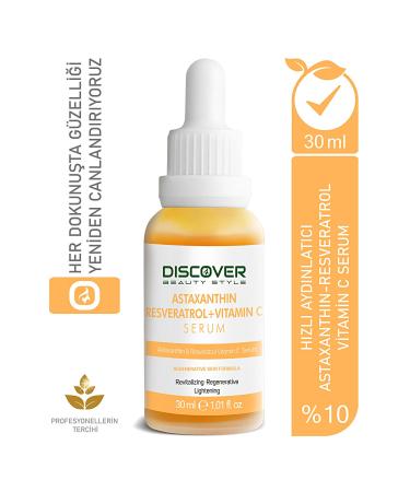 Discover Beauty Style Astaxanthin & Resveratrol Vitamin C Serum Astaxanthin 30 ml
