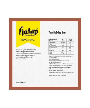 Hatap Mills Hatap 5 Kg Whole Wheat Flour - Buy Online on GoSupps.com