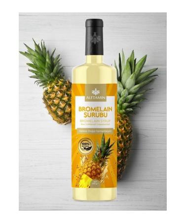 ALPHAMINE Bromelain Pineapple Containing Detox Syrup Bromelain Detox L-carnitine Containing Detox Syrup 250 ml - Buy Online on GoSupps.com