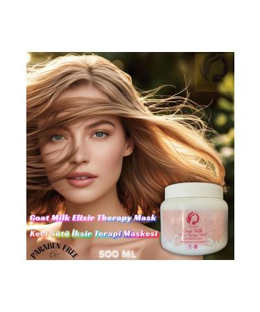 Mystique Goat Milk Elixir Therapy Mask 12 Amino Acids & Milk Protein Repairing Nourishing Effect Salt-Free 500ml