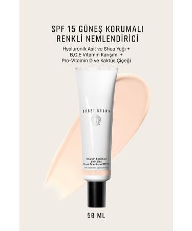 Bobbi Brown VITAMIN ENRICHED NOURISHING NATURAL LOOKING BRIGHTENING TINTED MOISTURIZER-FAIR 3 PASS .1596