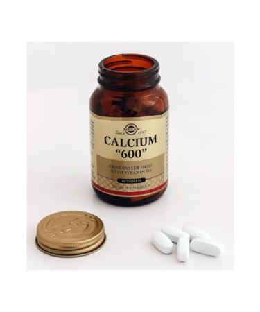 Solgar Calcium 600mg (oyster Shell) 60 Tabs - Buy Online on GoSupps.com