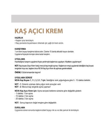 Neva Eyebrow Lightening Cream Set (vegan) - Buy Online on GoSupps.com