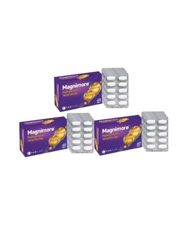 Magnimore Magnesium 60 Tablets X 3 Pieces