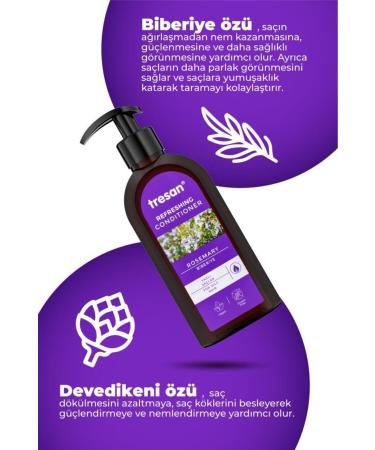 Tresan Rosemary Revitalizing Sulfate-Free Conditioner 300 ml x2 Pieces - Buy Online on GoSupps.com