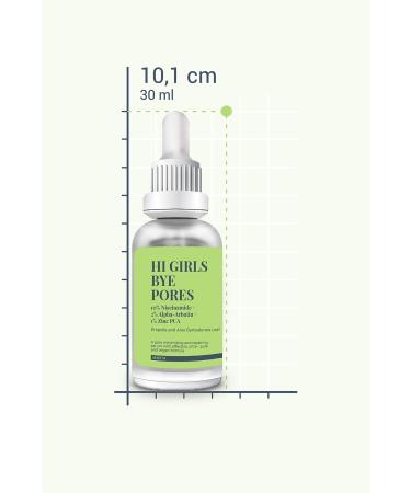 SHE VEC HI GIRLS BYE PORES - Anti-Acne and Anti-Blemish Arbutin 2% Niacinamide ZINC PCA 1% Serum 30 ml - Buy Online on GoSupps.com