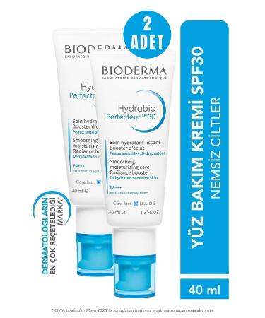 Bioderma Hydrabio Perfecteur SPF30 40 ml 2 Pieces