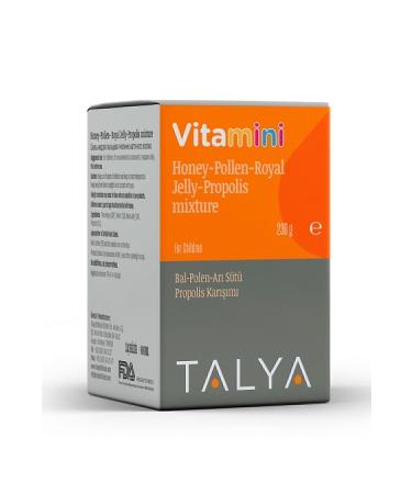 Talya Vitamin Honey-pollen-royal jelly-propolis Mixture (FOR CHILDREN) 230 gr - Buy Online on GoSupps.com
