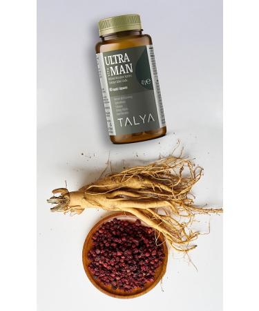 Talya Ultra VitaMAN Herbal Mixture Containing Supplementary Food 60 Capsules (For Men) - Buy Online on GoSupps.com