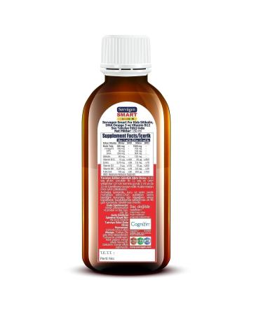 Sorvagen Smart Kids Liquid Form - Citicoline DHA Omega 3 Norwegian Fish Oil and B12 - 150 ml - Buy Online on GoSupps.com