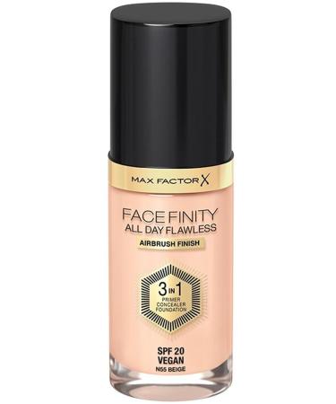 Max Factor Facefinity 3 in 1 Long-lasting Foundation 55 Beige Vegan