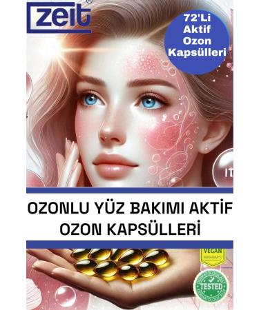 ZEIT OZONE Skin Renewal and Moisturizing Care | Lightens Stains and Wrinkles 72 Ozone Capsules