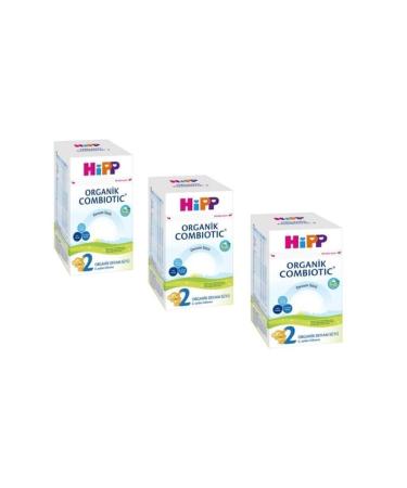 Hipp 2 Organic Follow-On Milk Combiotic 800 gr X 3 Pieces - Buy Online on GoSupps.com