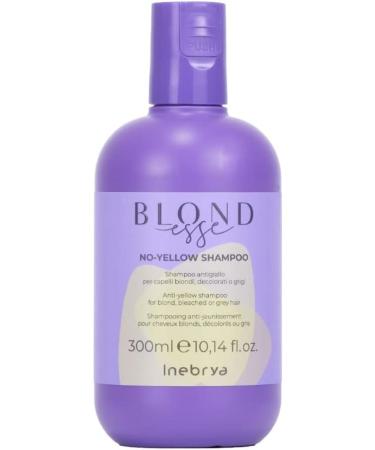 Inebrya Blondesse No-Yellow Shampoo - Brings Back Shine in Grey and Blonde Hair - 300 ML ..CYT547