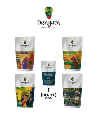 pusagara World Coffees Trial Set 4 Pack