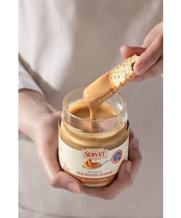 BERCEKIZ SERVET CONFECTIONERY No Sugar Added 0 Peanut Butter 200 gr