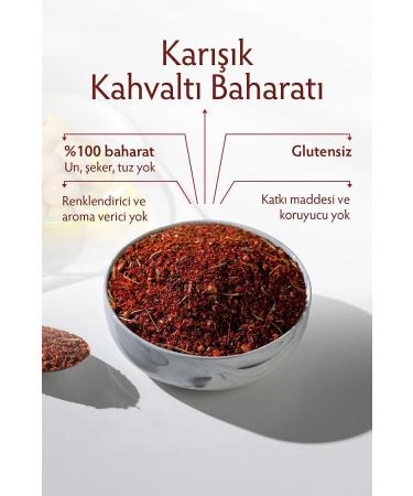 BERCEKIZ SERVET SUGAR Mixed Breakfast Spices 100 Gr - Buy Online on GoSupps.com