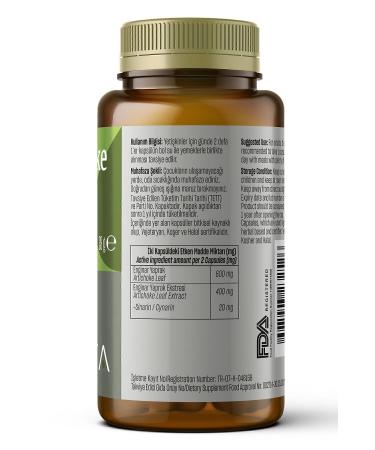 Talya Artichoke Supplementary Food Containing Artichoke Leaf and Extract 60 Capsules - Buy Online on GoSupps.com