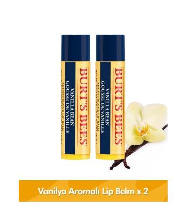 Burt's Bees Vanilla Flavored Lip Balm - Vanilla Bean Lip Balm X 2 Pieces