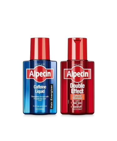 Alpecin Doubleeffect Anti-hair Loss & Anti-dandruff Shampoo 200ml Caffeine Liquid-Anti-hair Loss Lotion 200ml