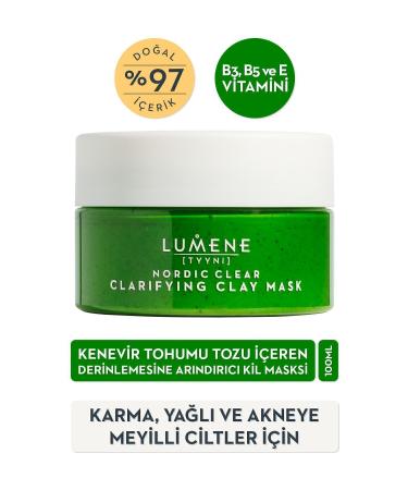 Lumene Clarifying Clay Mask - Deep Purifying Clay Mask 100ML