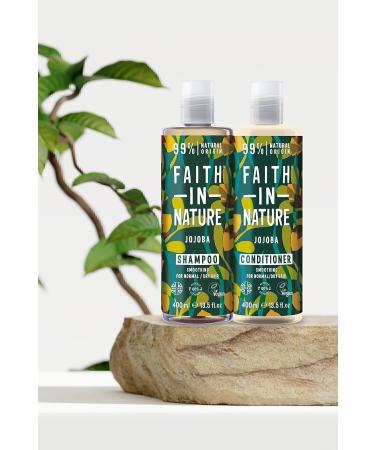 Faith In Nature Natural Smoothing Shampoo&Conditioner Jojoba - Buy Online on GoSupps.com