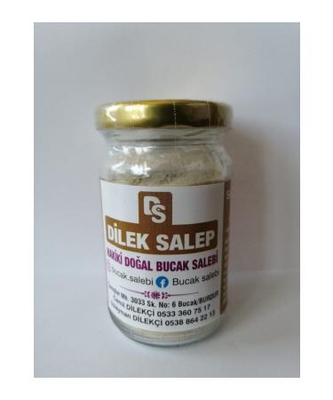 DilekSalep Bucak Salep pure Salep Dilek Salep 50gr Salep