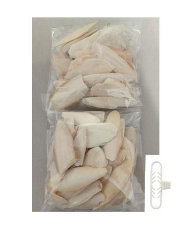 PureCanpati Squid Bone Cuttlefish Bone 200gr Broken and Small Squid Bone 200 Grams - Buy Online on GoSupps.com