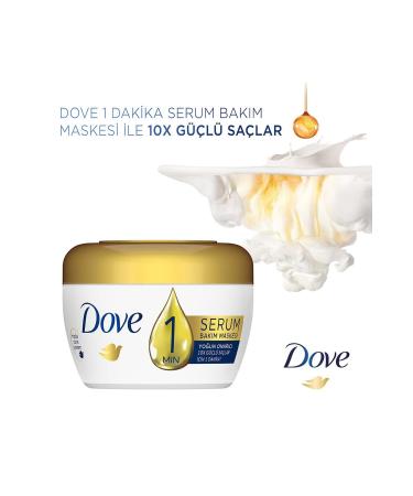 Dove 1 Minute Serum Hair Care Mask Intensive Repair 160 Ml-naturals Beauty-- - Buy Online on GoSupps.com