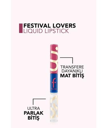 Flormar Shiny Matte Liquid Lipstick - Festival Spirit List -005 Let's Celebrate-8682536045360 - Buy Online on GoSupps.com