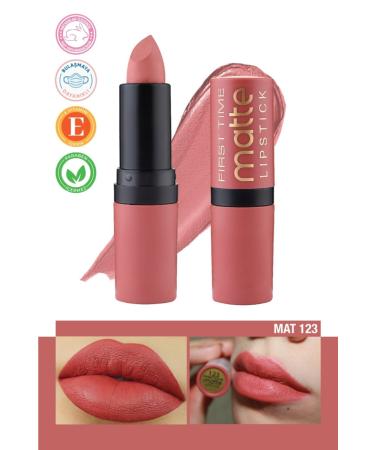 First Time First Time Rich Matte Lipstick - 123