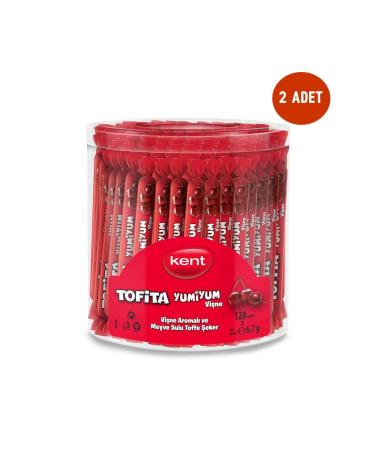 Kent Tofita Yumiyum Cherry 120 Jar - 2 Pieces