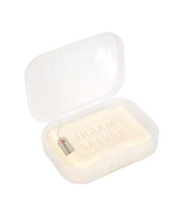 Gift Unscented Solid Ihram Soap Olive Oil Plastic Box For Hajj and Umrah - 3 PCS - Buy Online on GoSupps.com