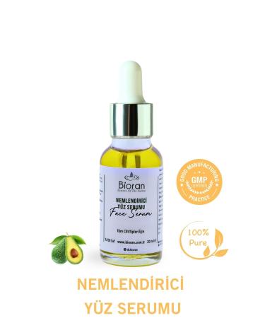 Bioran Moisturizing Face Serum 0 Pure and Natural Content 20 Ml.