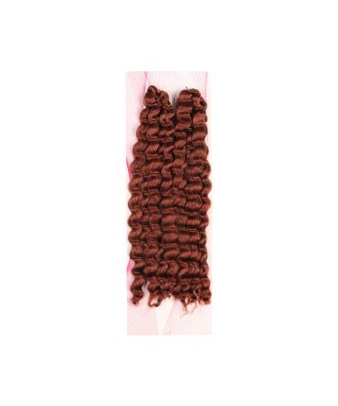 201 Nice Bulk Afro Water Wave Hair / Red Copper