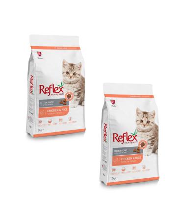 Reflex Kitten Chicken Rice Kitten Cat Food 2 Kg X 2 Pieces