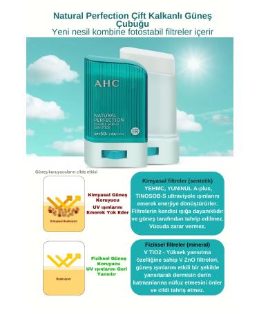 AHC Naturel Perfection Double Shield Sun Stick Spf 50 /pa - Buy Online on GoSupps.com
