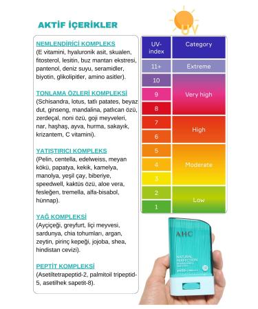 AHC Naturel Perfection Double Shield Sun Stick Spf 50 /pa - Buy Online on GoSupps.com