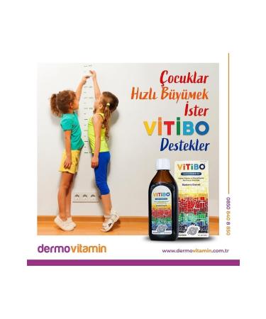 Dermovitamin Vitibo Arginine Vitamin Mineral Syrup for Children and Adults 150 ml - Buy Online on GoSupps.com