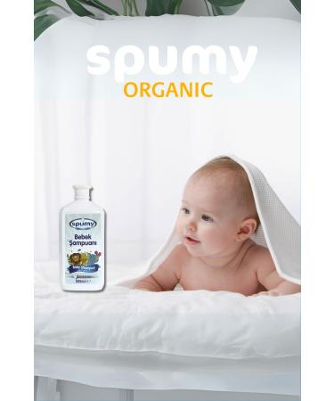 Spumy Organic Certified Sensitive Hair and Body Baby Shampoo - 600 ml - Buy Online on GoSupps.com