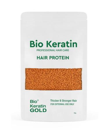 Bio Keratin Gold Hair Care Protein / Hair Protein - Special Product Against Damage in Hair Lightening and Dyeing Processes 50gr