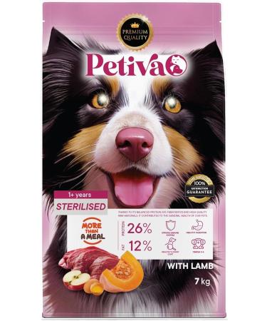 Petiva Lamb Sterilized Dog Food 7 Kg