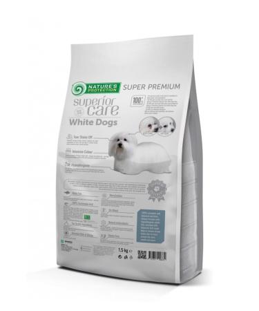 Nature's Protection Superior Care White Dogs Grain Free White Fish Adult Small and Mini Breeds 10kg - Buy Online on GoSupps.com