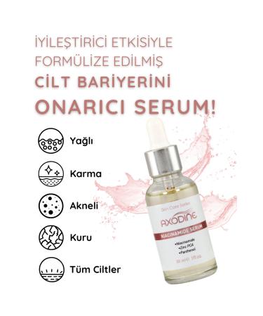 axodine Pore Tightening Anti-Acne Anti-Blemish and Anti-Blackhead Niacinamide Serum 30 ml