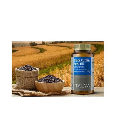 Talya Black Cumin Oil Containing Supplementary Food 60 Softgels - Buy Online on GoSupps.com