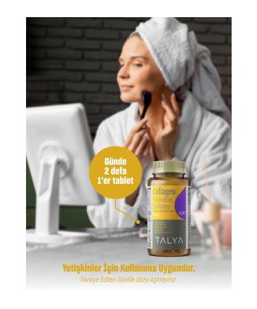 Talya Hydrolyzed Collagen Containing Food Supplement Type I and Type III Collagen 60 Tablets - Buy Online on GoSupps.com