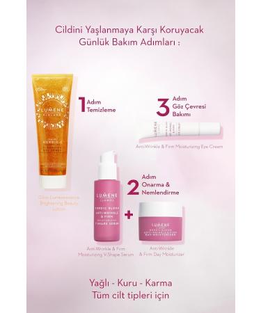 Lumene Anti-wrinkle&firm Moisturizing V-shape Serum-firming&face Oval Shaping Serum 30 Ml - Buy Online on GoSupps.com